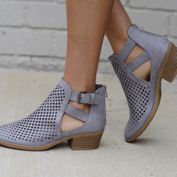 Perforated Ankle Bootie - Picture 3 of 6